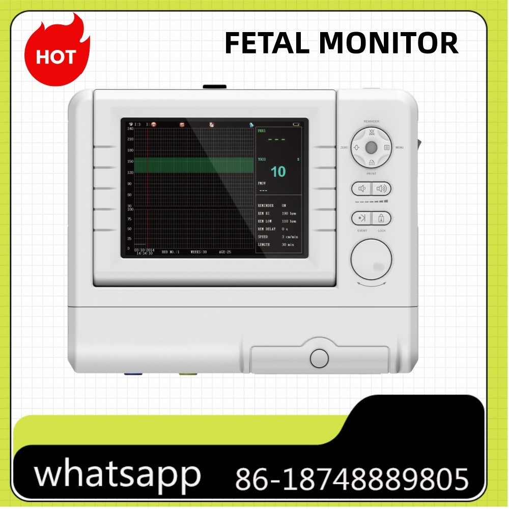 New CMS800G baby heart Heart Rate monitor Fetal Movement TOCO Printer