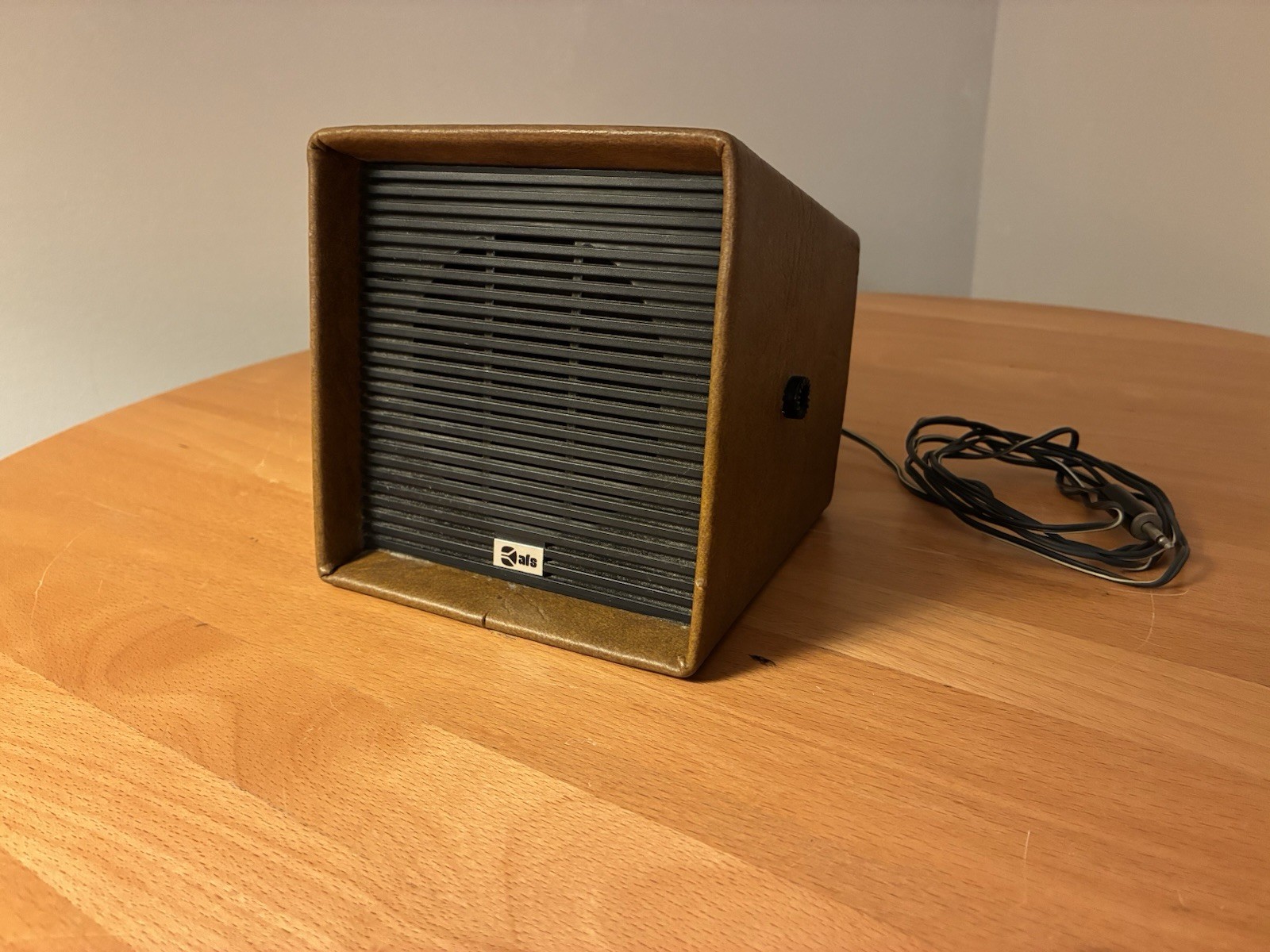 Vintage AFS mobile CB Radio speaker Brown, VG condition, Tested and Working