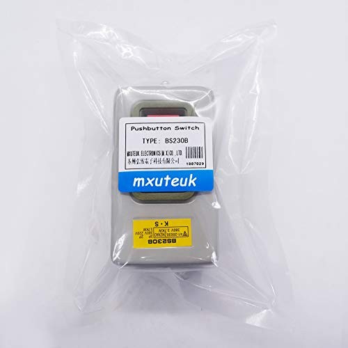 AC 220V/380V Push Button Switch On/Off Start Stop Switch 3 Phase Self Lock Elect