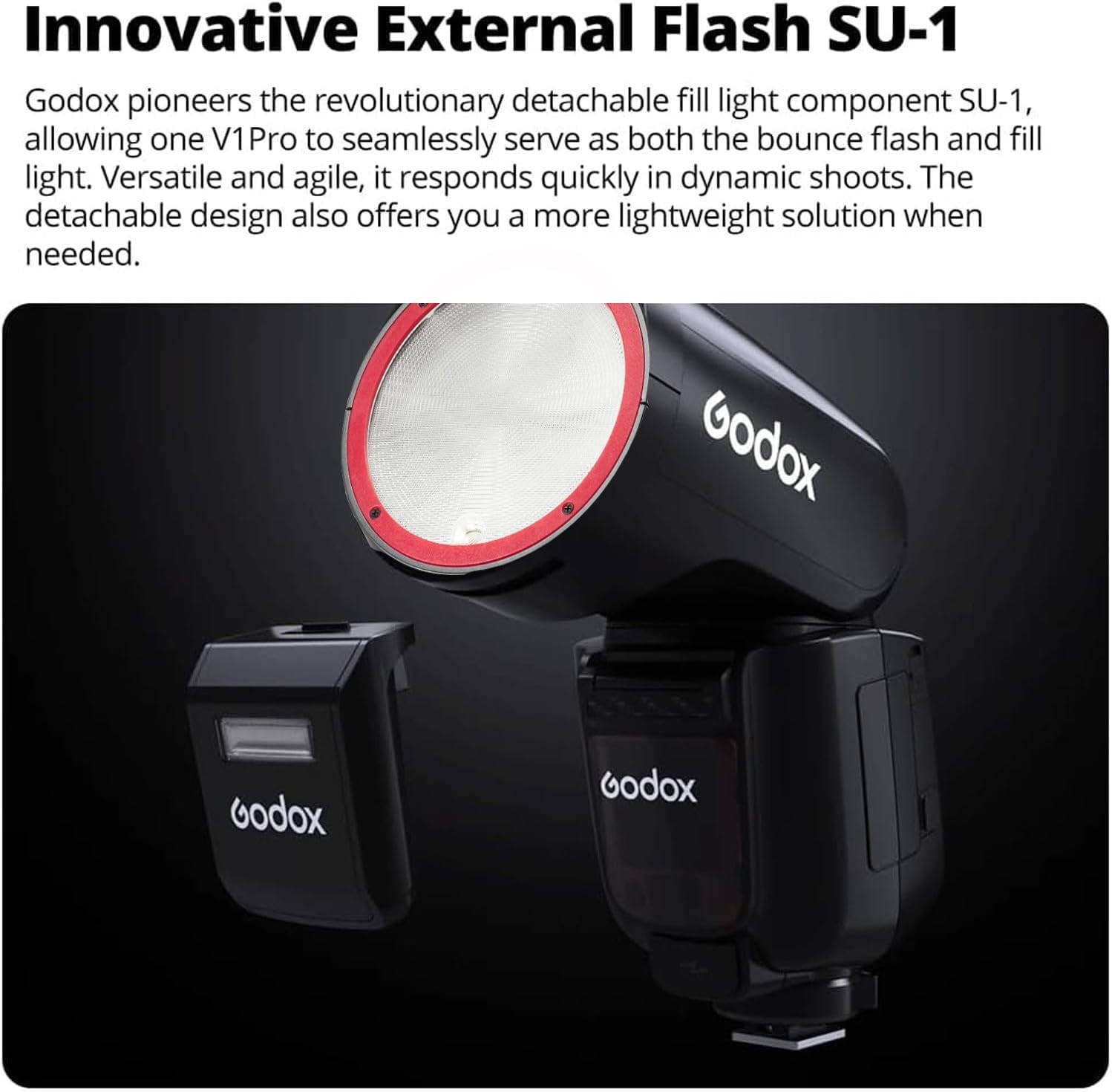 Godox V1 Pro C V1Pro C V1Pro-C USA Version Round Head Camera Flash for Canon