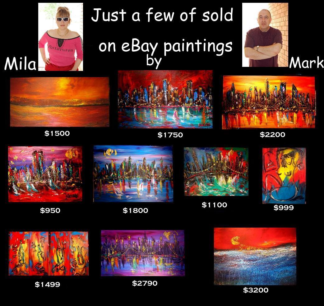 IMPRESSIONIST MODERN ART STRETCHED CANVAS MUSIC COFFEE LANDSCAPE