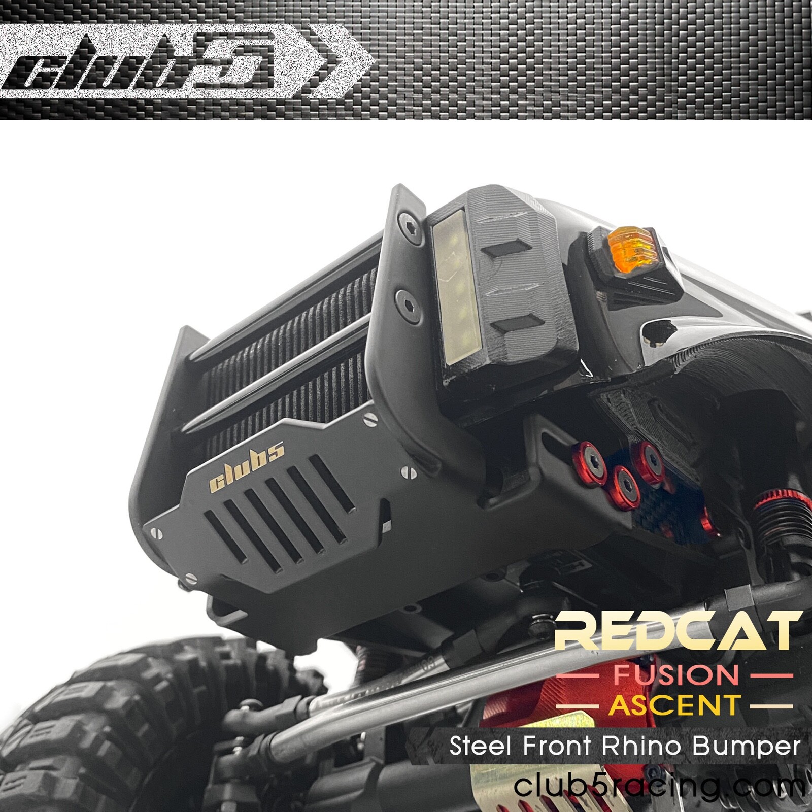 Steel Front Bumper for Redcat Ascent / Fusion