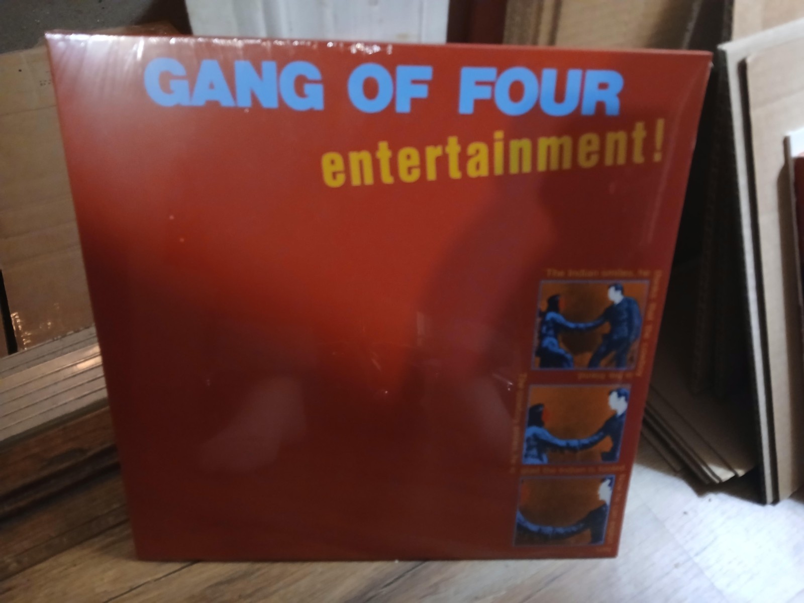 Gang of Four  Entertainment New Sealed Vinyl LP Top Seam Split