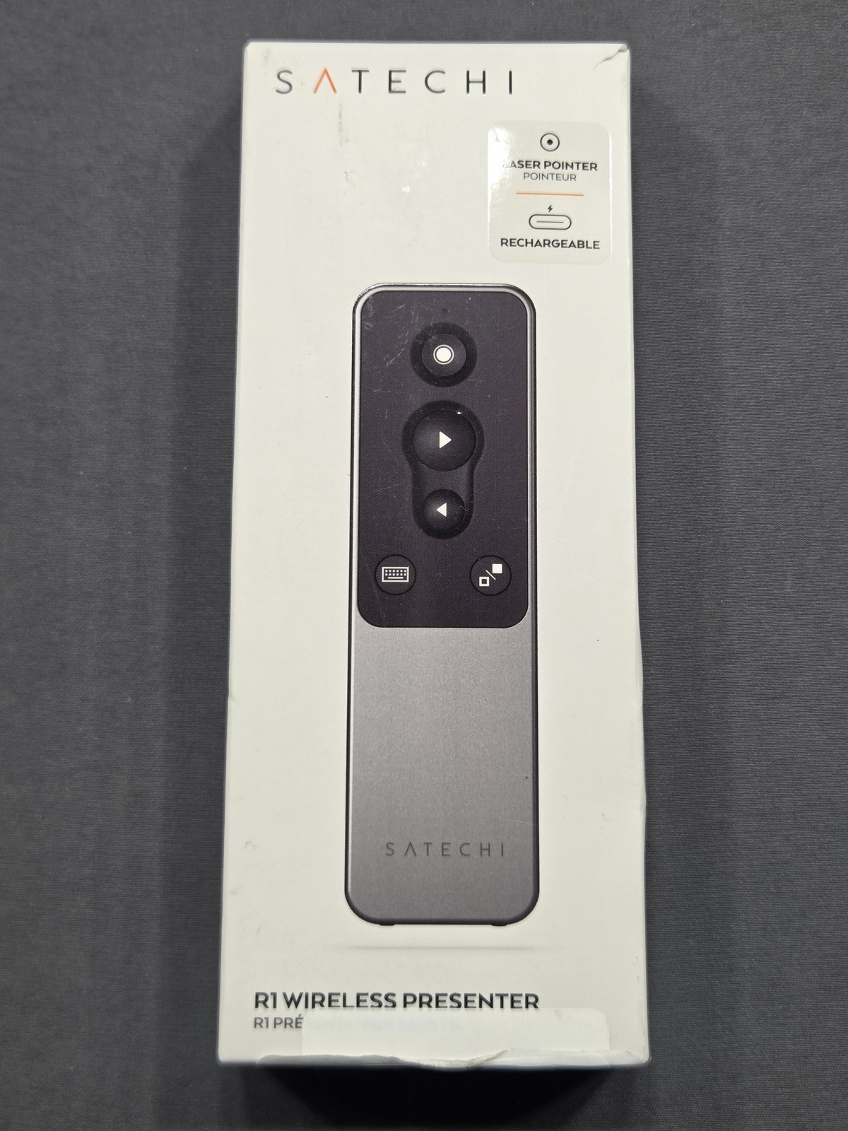 Satechi R1 Wireless Bluetooth Presenter Remote w/ Laser Pointer