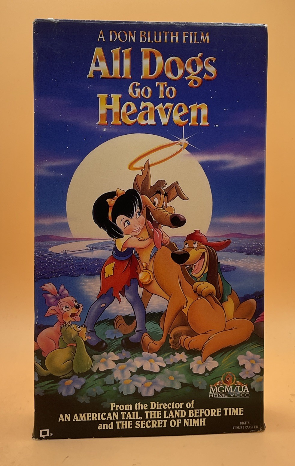 All Dogs Go To Heaven VHS 1990 Slip Case W/insert **Buy 2 Get 1**