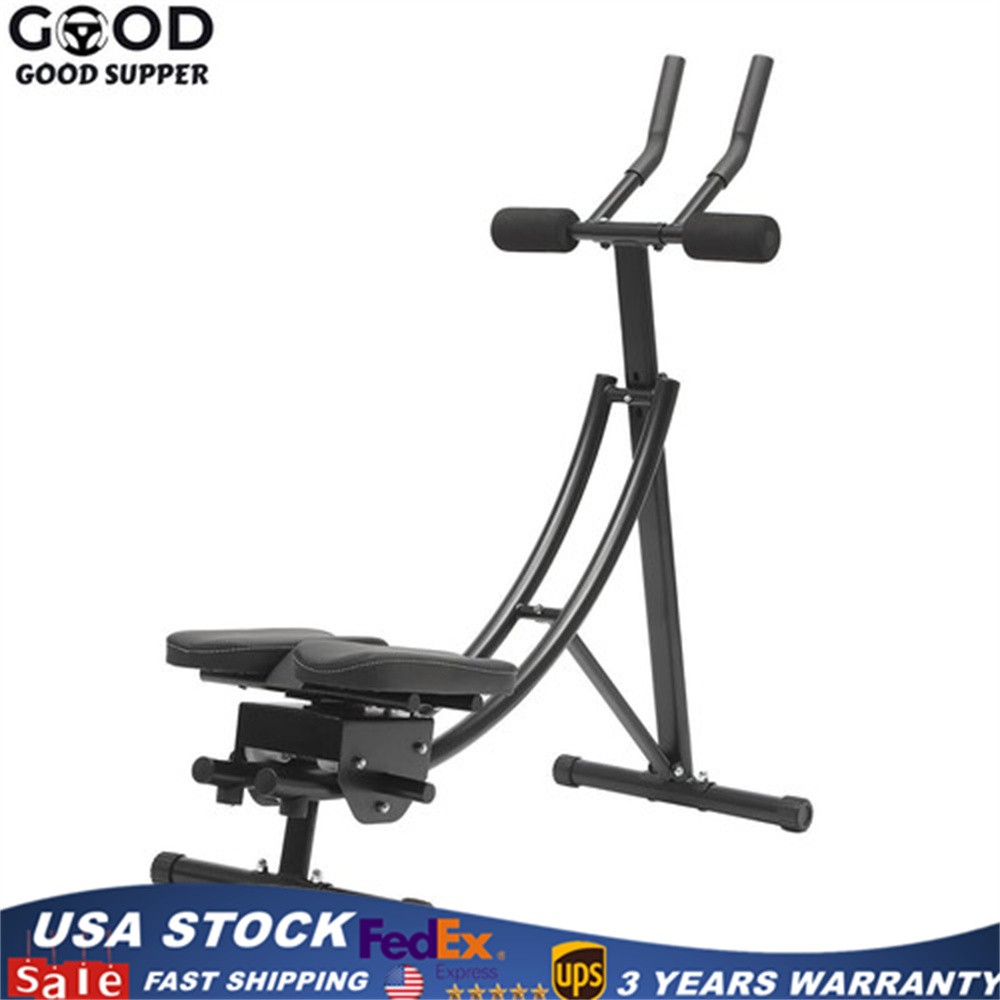 Ab Machine Coaster Abdominal Crunch Trainer For Home Gym Core Workout Equipment