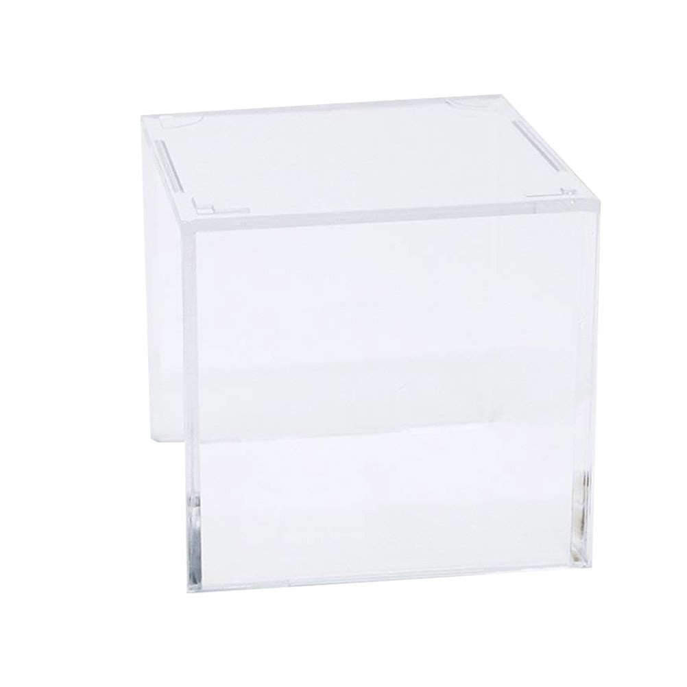 2Pcs Transparent Acrylic Baseball Holder with Stable Cradle for Display