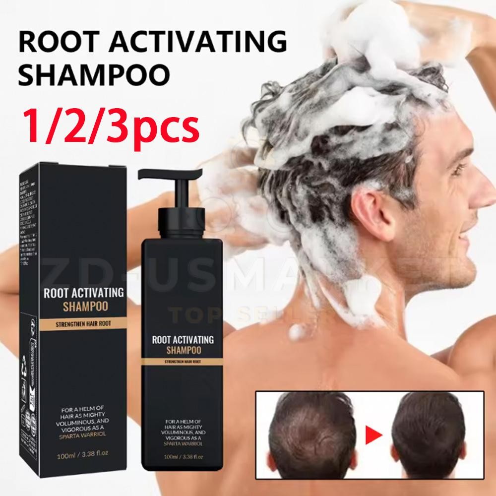 1-3PCS Root Activator Shampoo, SPART-AN Hair Loss Shampoo,Shampoo Root Activator