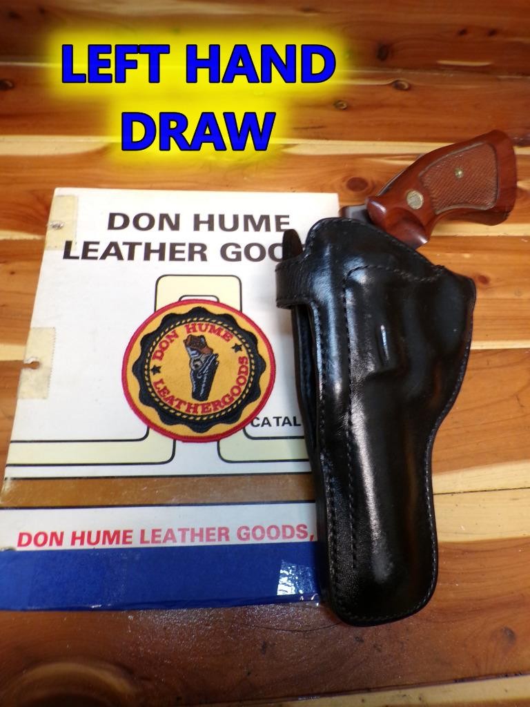 LEFT H900 #1-4 AS HUME Holster for S&W K 38/357 Frame 10 15 19 64 65 66 4"