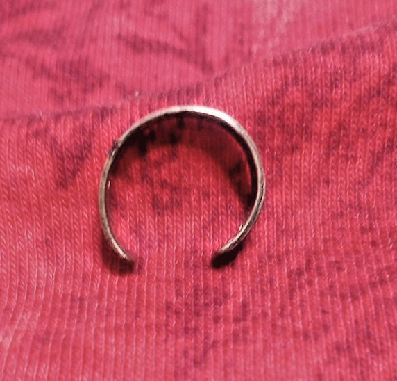 Sterling Silver Toe Ring Adjustable 925