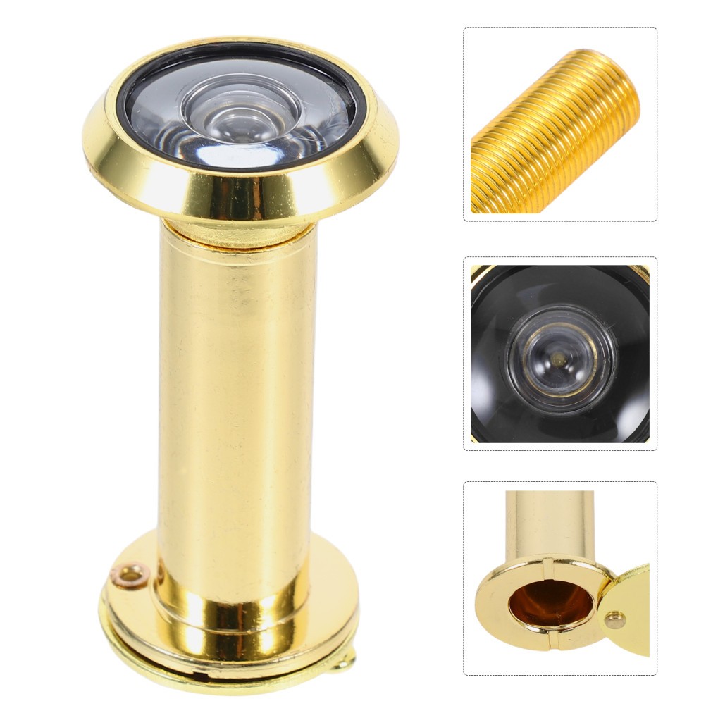 Wide Angle Door Peephole Viewer Adjustable Privacy Protection Security Front