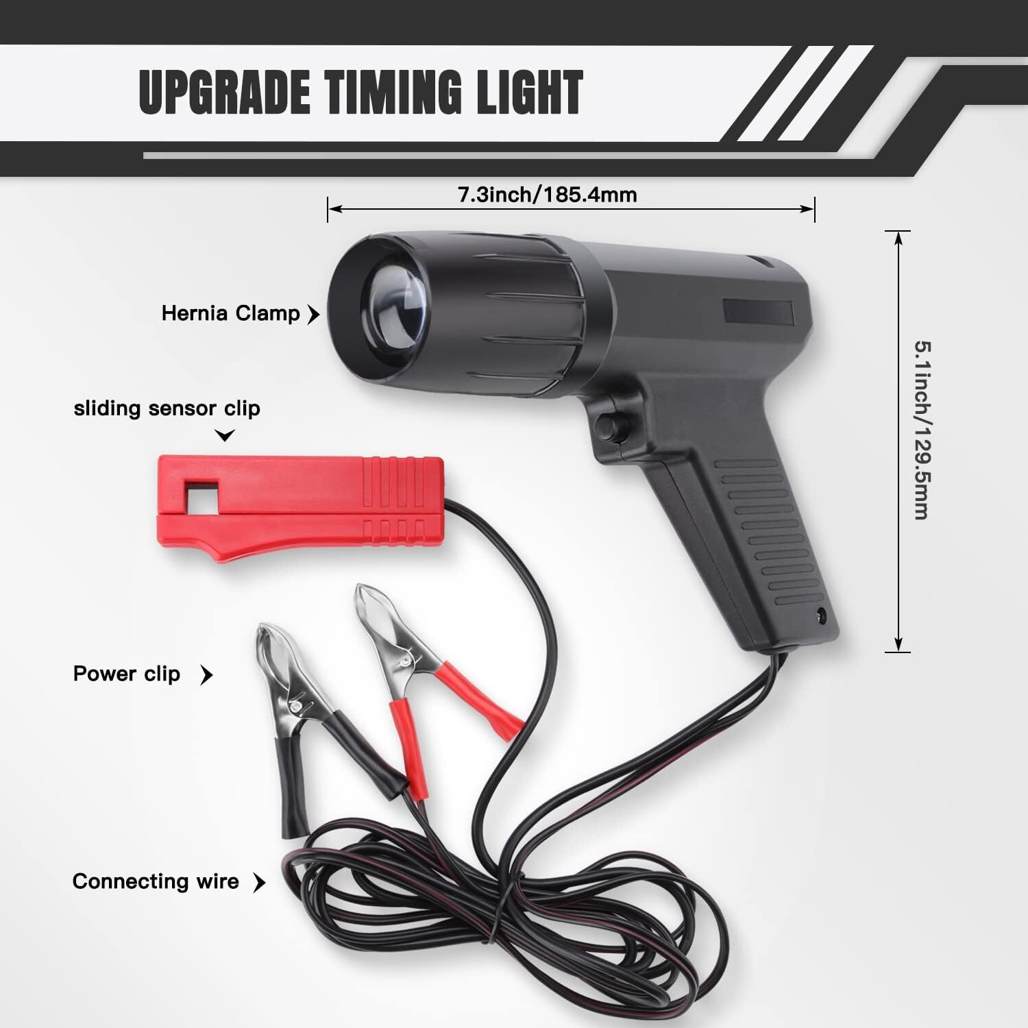 Engine Timing Light Xenon Inductive Timing Light Ignition Tester Strobe Lamp 12V