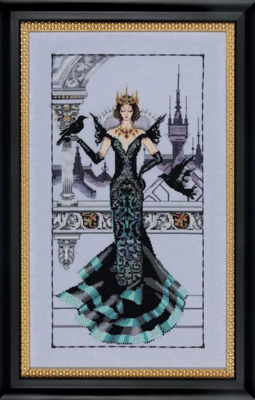 Raven Queen MD-139 by Mirabilia cross stitch pattern