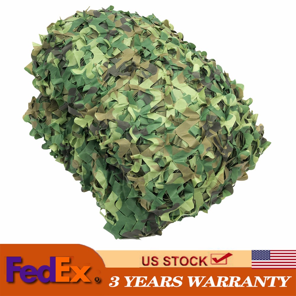 26 X 26 Camouflage Netting Ft Camo Net Woodland Net For Military Camping Hunting