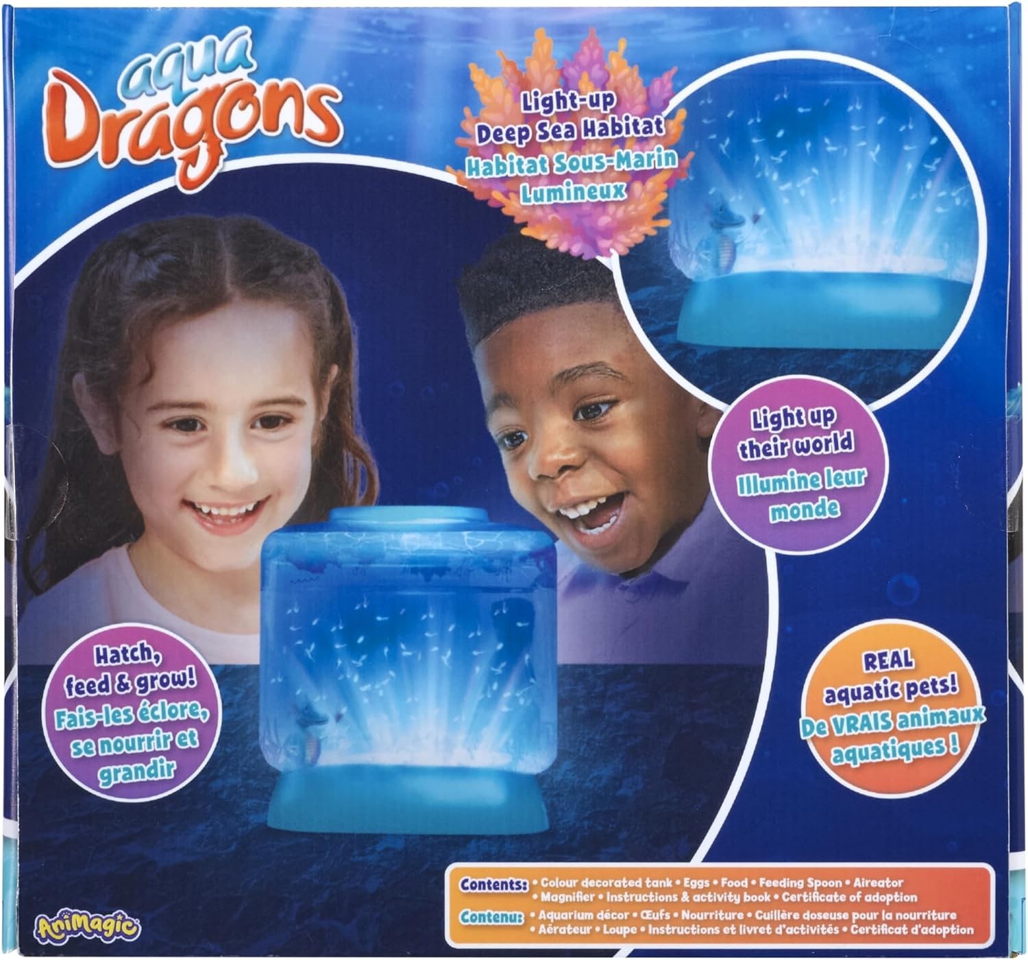 "Animagic Aqua Dragons Hatch 'n' Grow Basic Tank | Build an Aquatic Ecosystem,..