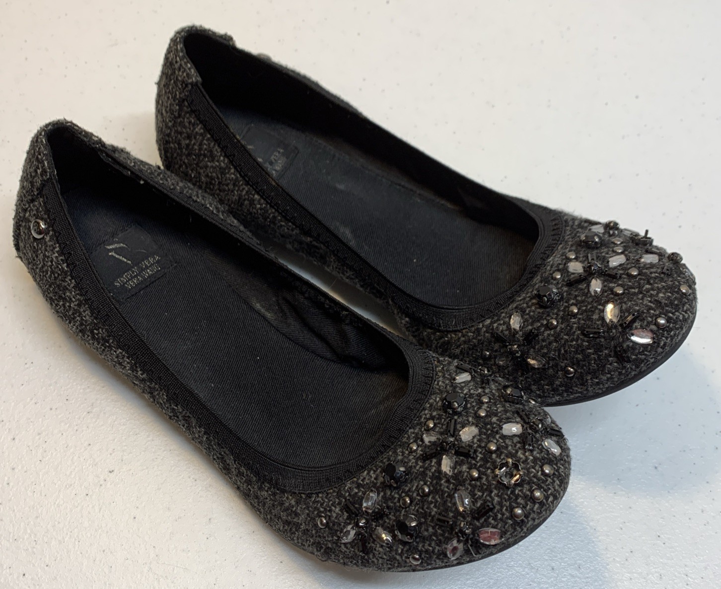 Simply Vera Vera Wang Beaded Ballet Flats Women’s 10