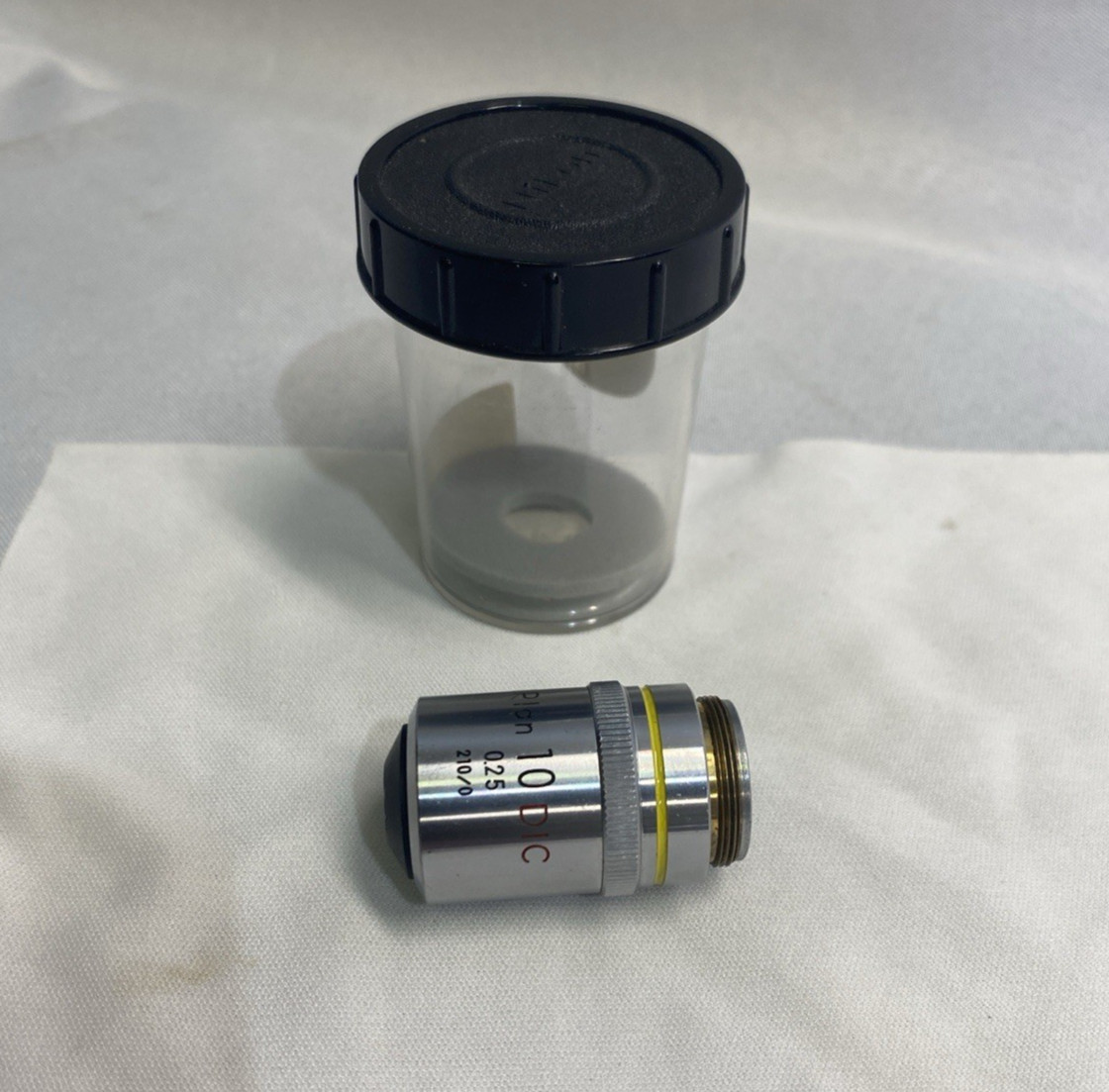 Nikon M Plan DIC 10X, 0.25, 210/0, Microscope Objective Lens  Great Condition!