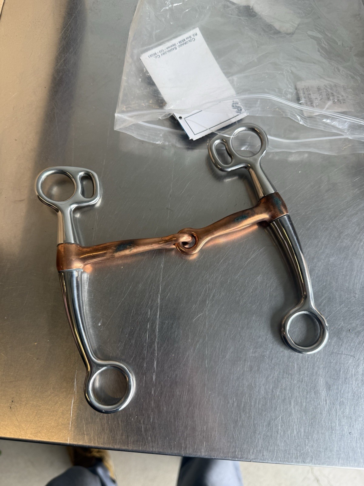 Colorado Saddlery Training Bit - Copper Mouth