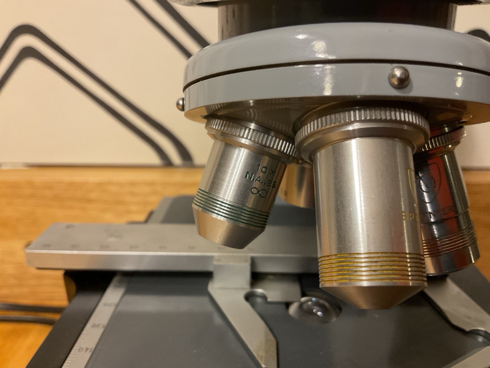 American Optical Educational Microscope Series Sixty (60) With 4 Objectives