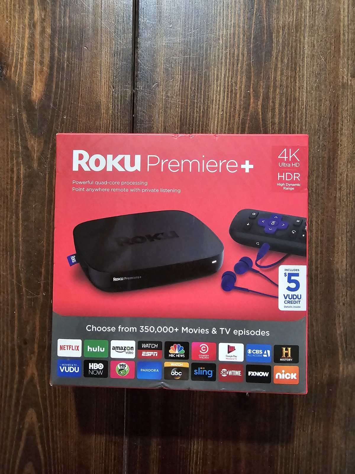 NEW Open Box Roku Premier+ (5th Generation) 4K Media Streamer 4630R - Black