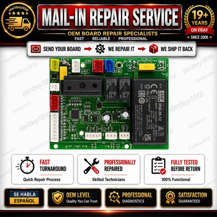REPAIR SERVICE Vinotemp VT-PCB080 Wine Cooler Control Board PCB YC510D2Z