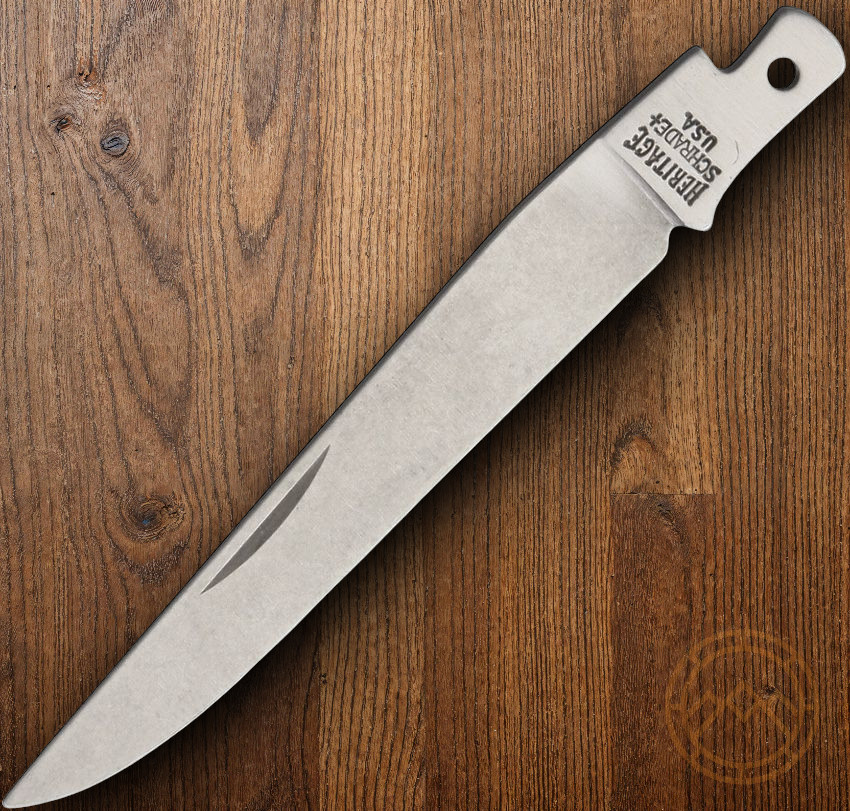 Schrade Knife Blade Replacement 2.5" UNPOLISHED/UNSHARPENED Stainless Steel