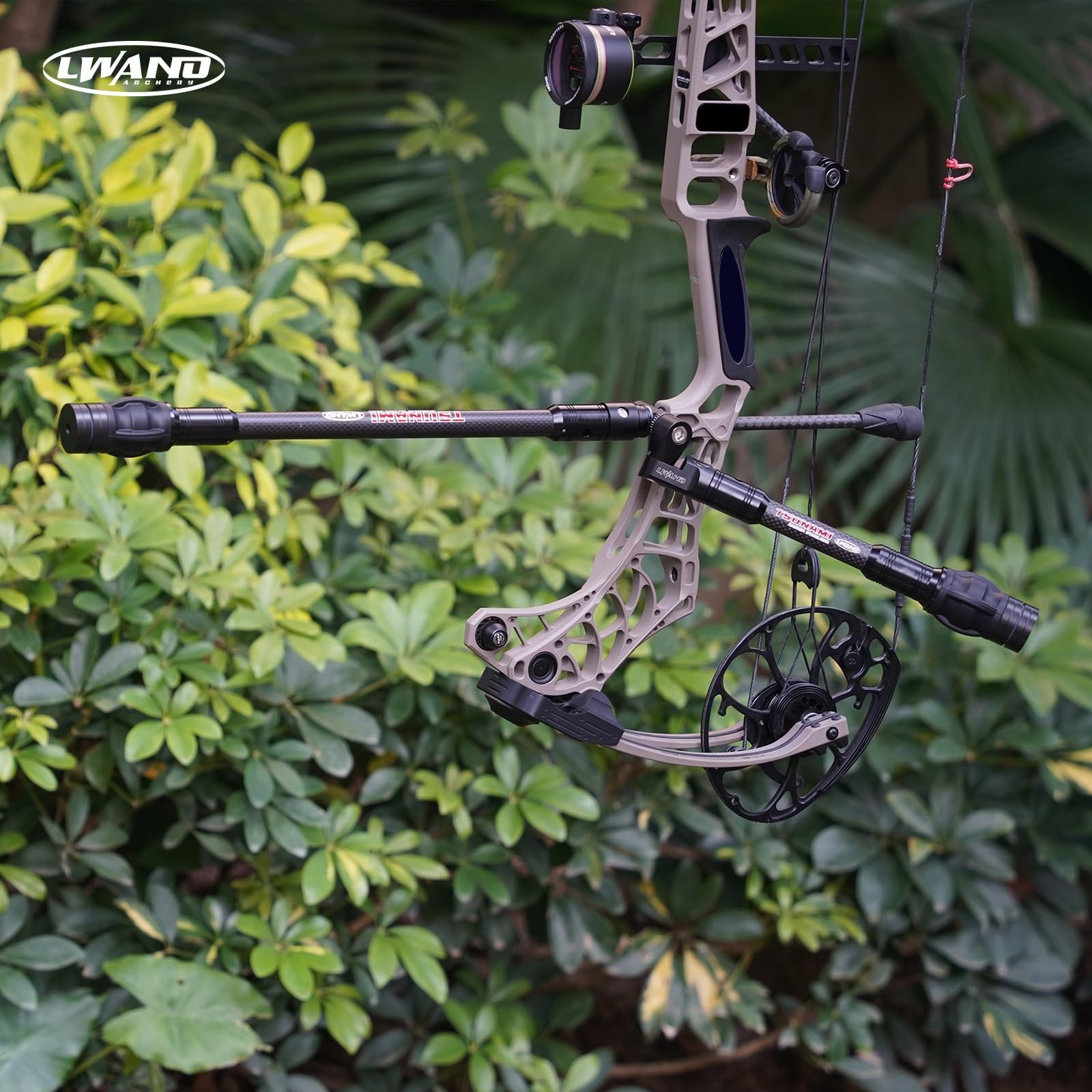 Compound Bow Archery Stabilizer 6 Inch Balance Bar for Vibration Reduction, C...