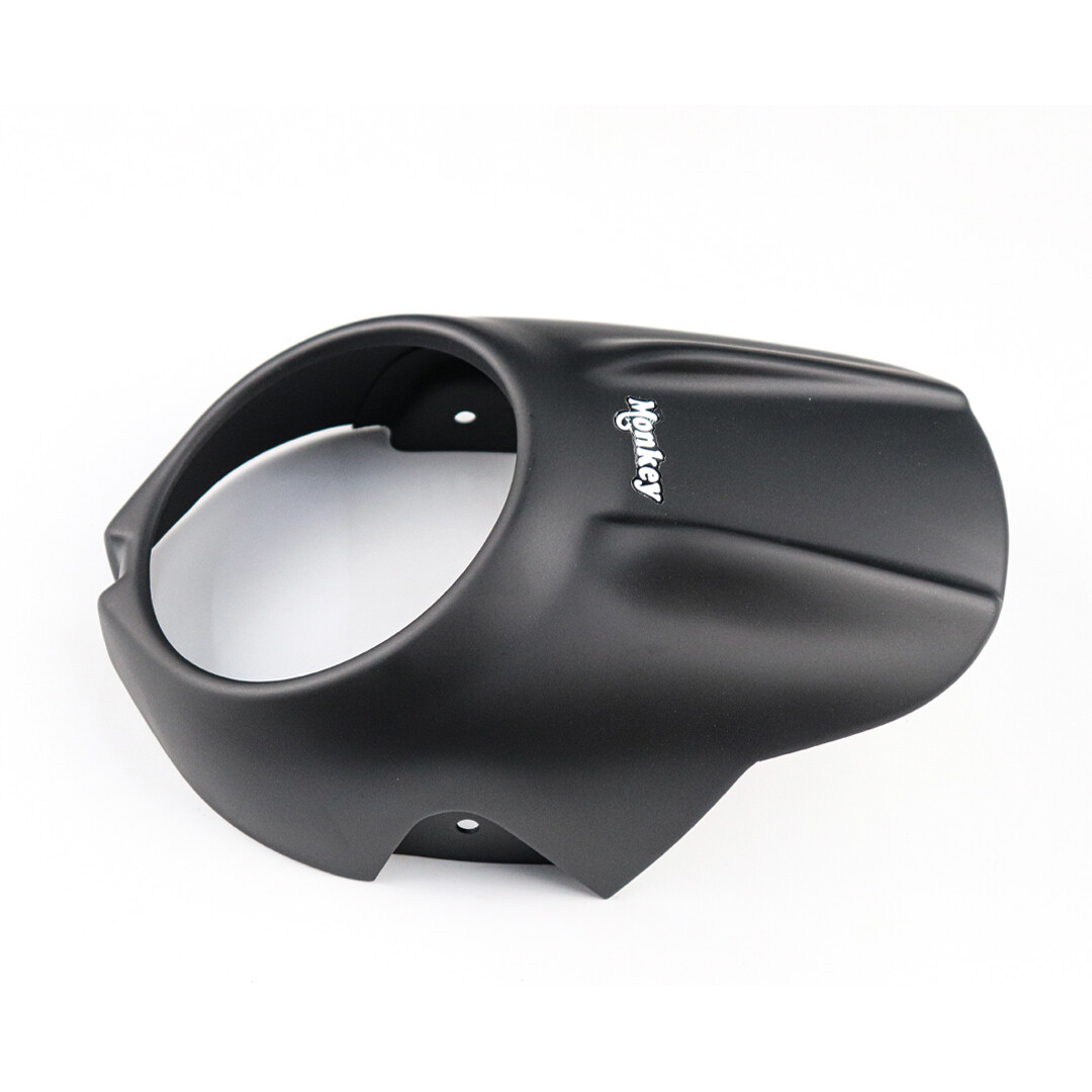 HEADLIGHT COVER WINDSCREEN WINDSHIELD BLACK V.2 FOR HONDA MONKEY Z125 2018-24