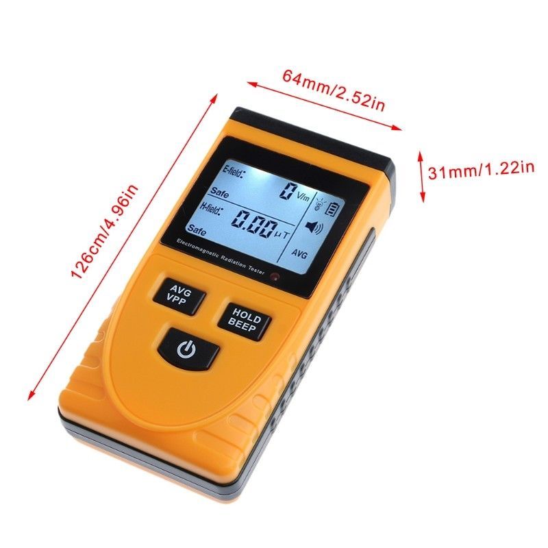 LCD Electromagnetic Radiation Detector Tester Radiation Meter Dosimeter Counter