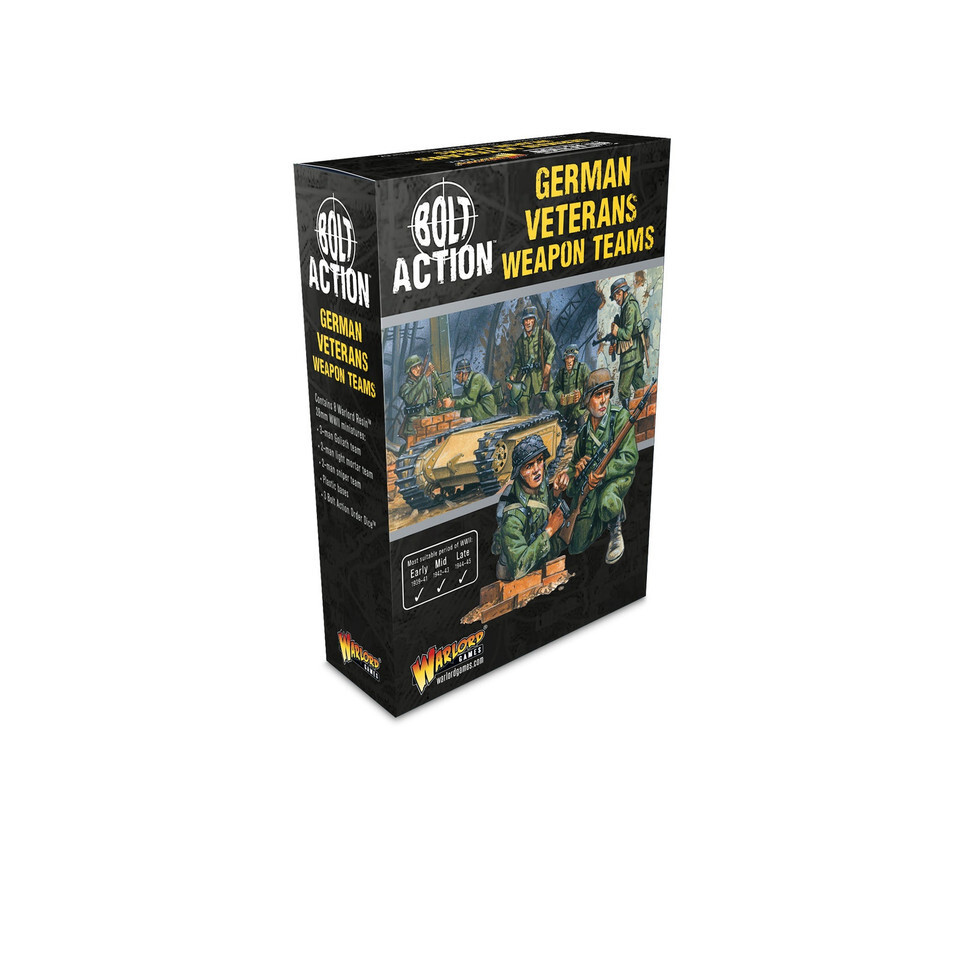 German Veterans weapon teams Bolt Action Warlord