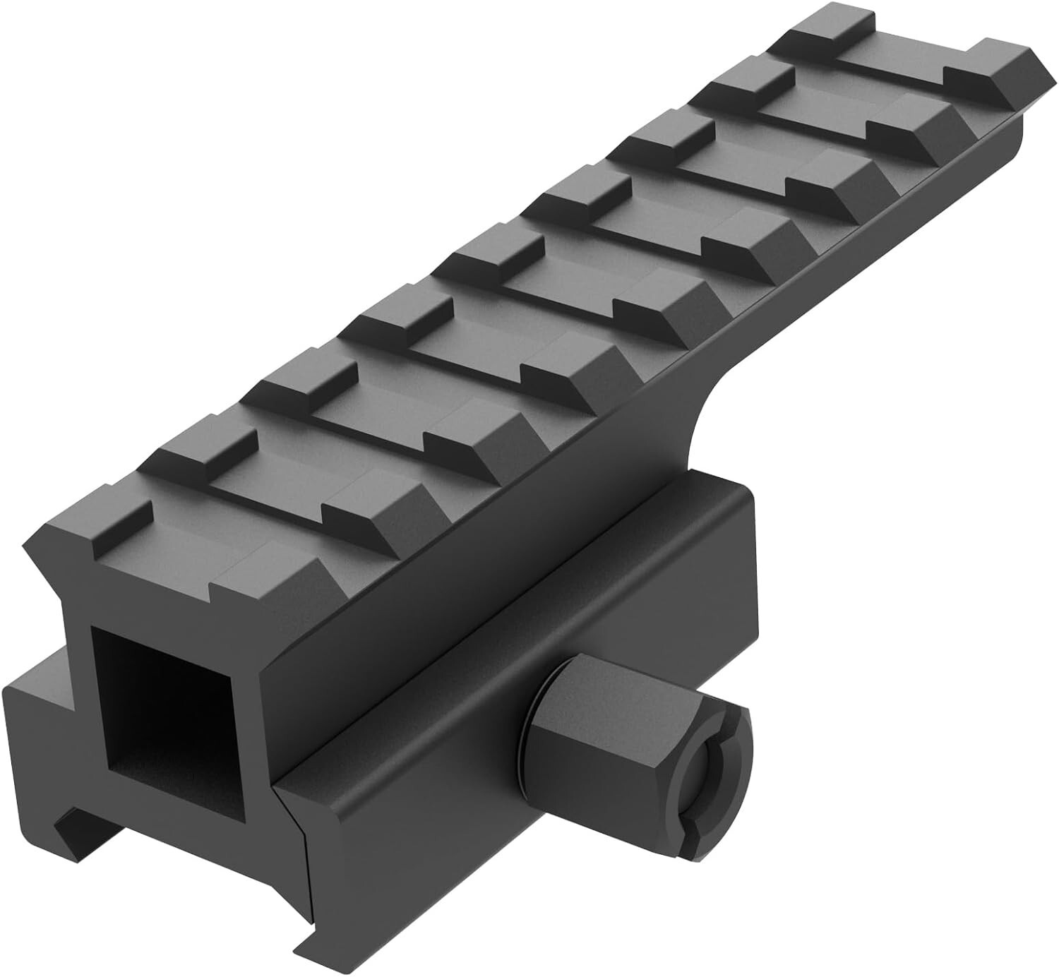 8 Slots 3.4 inches Riser Mount See Through Extended Flat Top Picatinny Rail