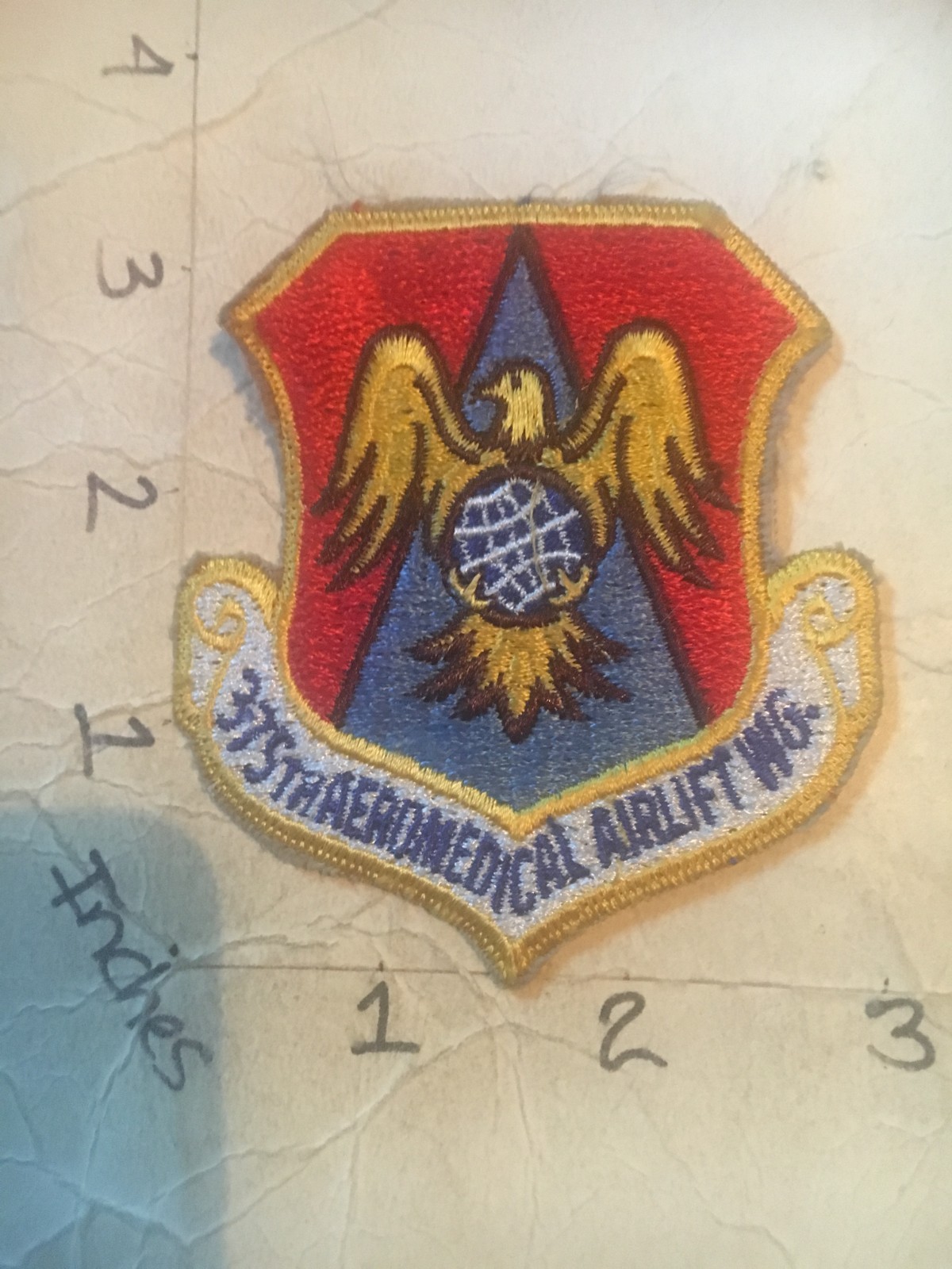 USAF 375th Aeromedical Airlift Wing Squadron patch 6/27/25