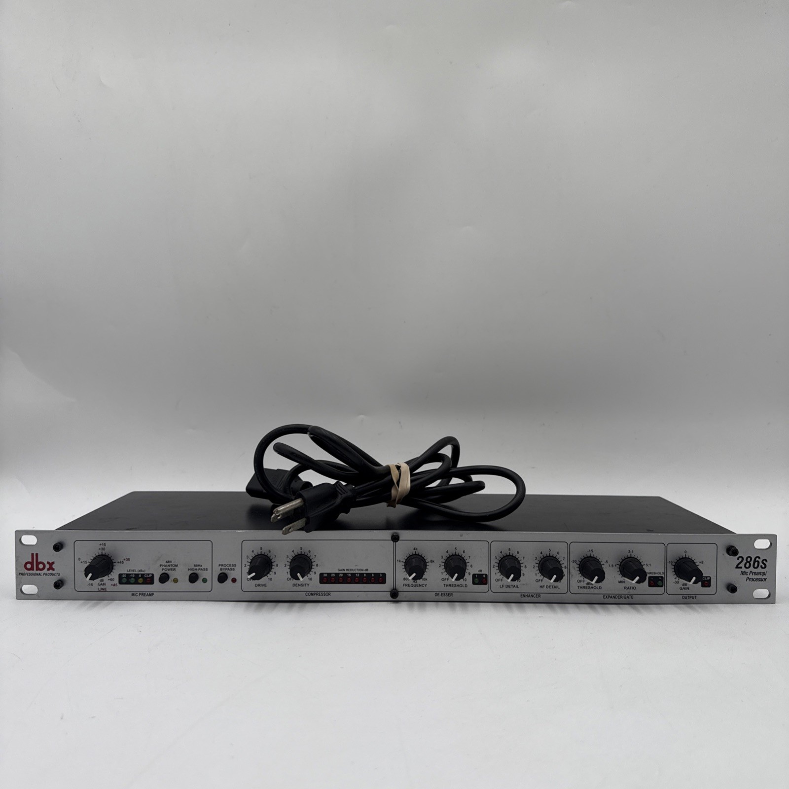 DBX 286s Microphone Pre-Amp Processor Audio Enhancer Channel Strip TESTED