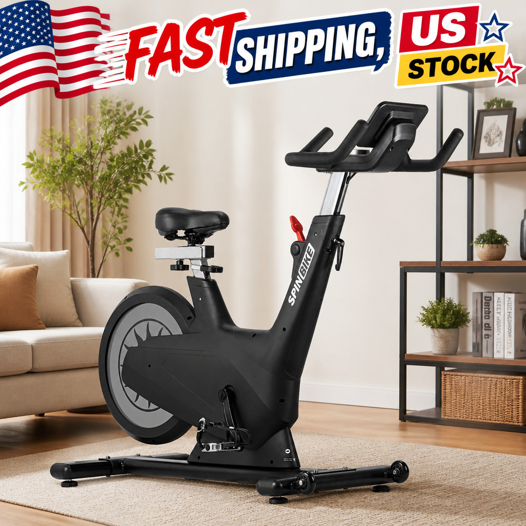 Magnetic Resistance Exercise Bike – Adjustable Seat, 298 Lbs Capacity, Stationar