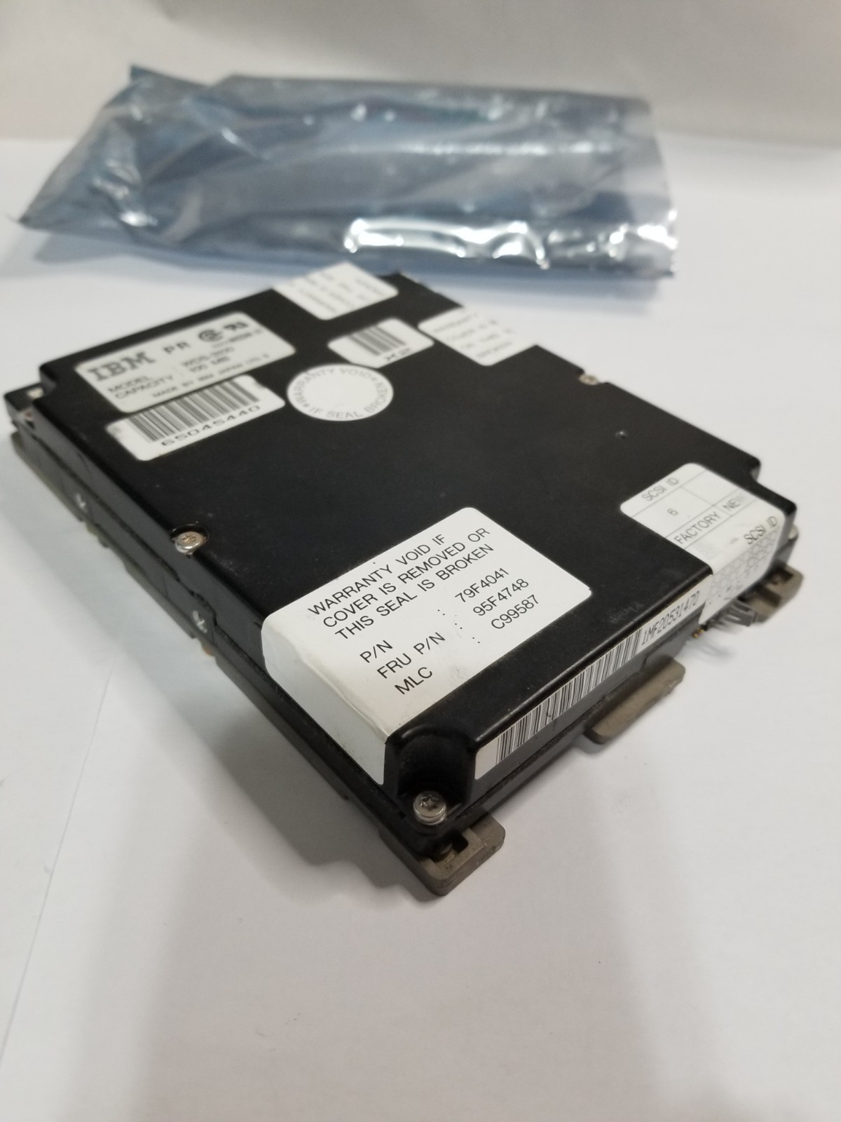 IBM SCSI 100MB WDS-3100 Hard Drive