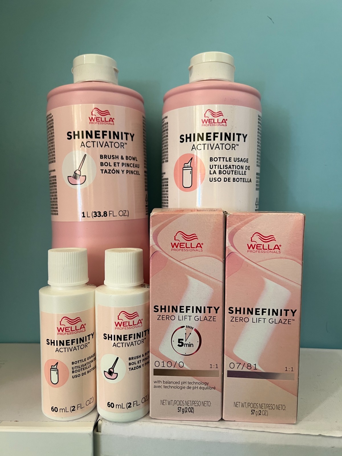 Wella Shinefinity Zero Lift Glaze Demi-Permanent Color (Choose) New & Authentic