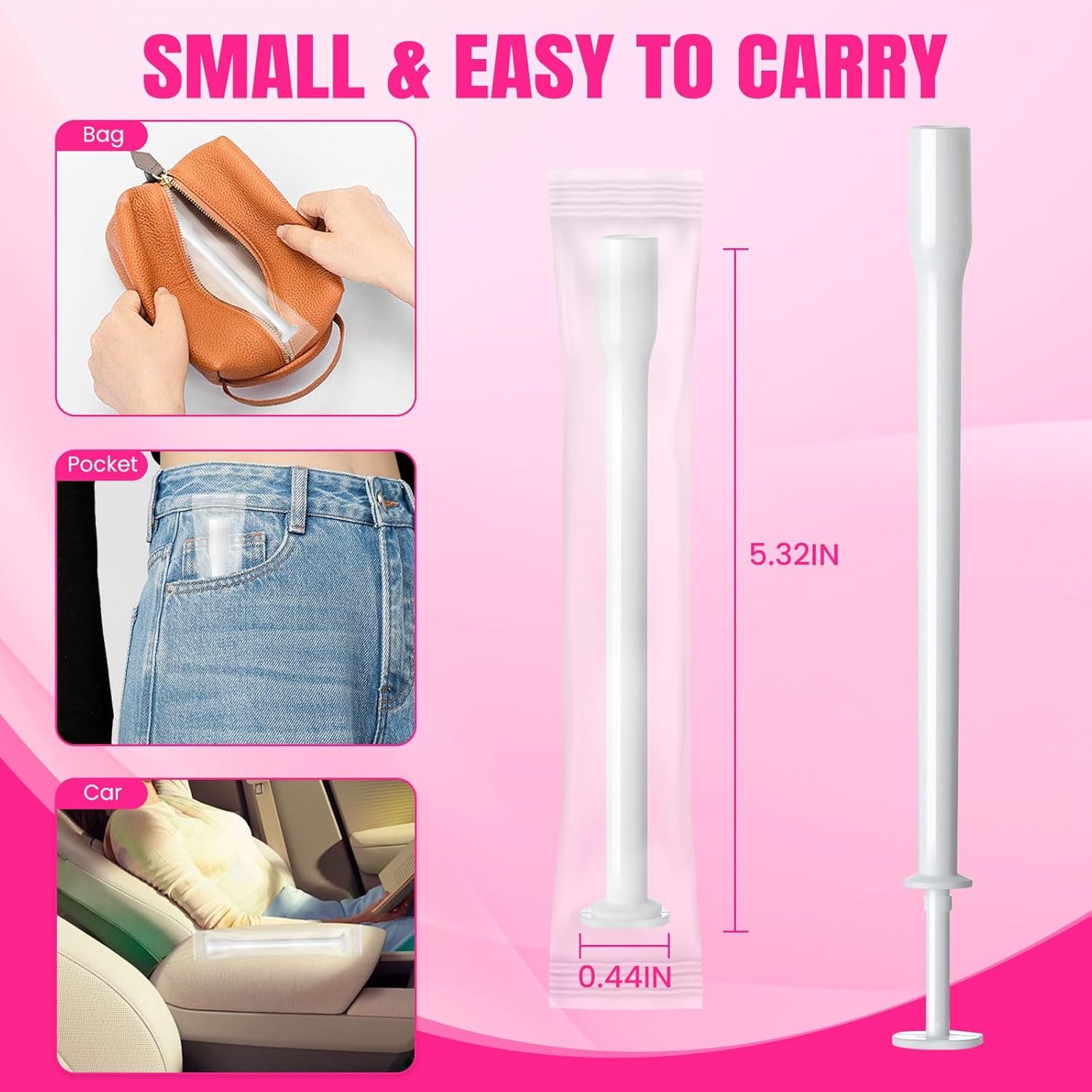 30 Pack Disposable Vaginal Suppository Applicator for Women, Vaginal Applicator