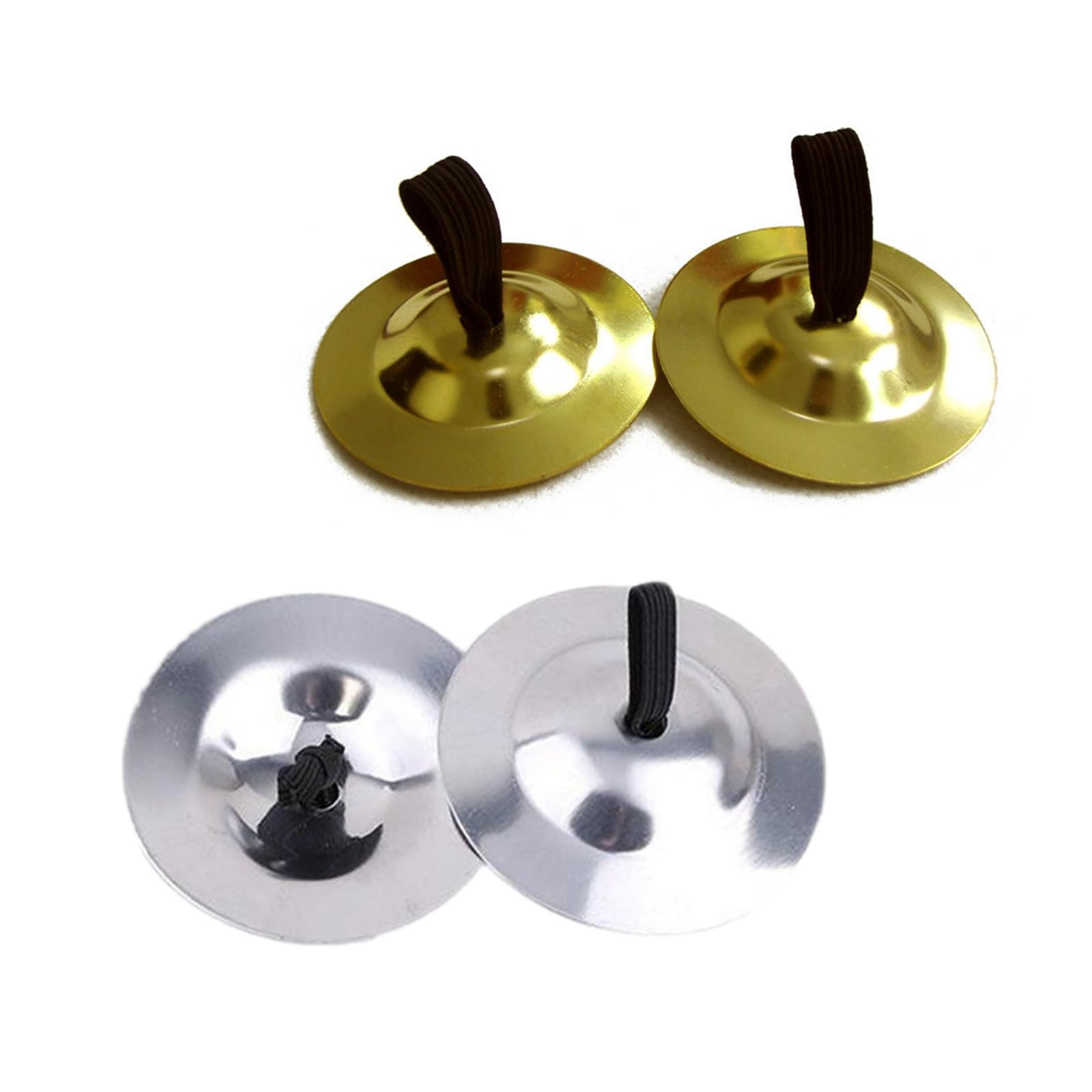 2 Pairs Finger Cymbals Professional Cymbals Belly Dancing Finger Dance Finger...