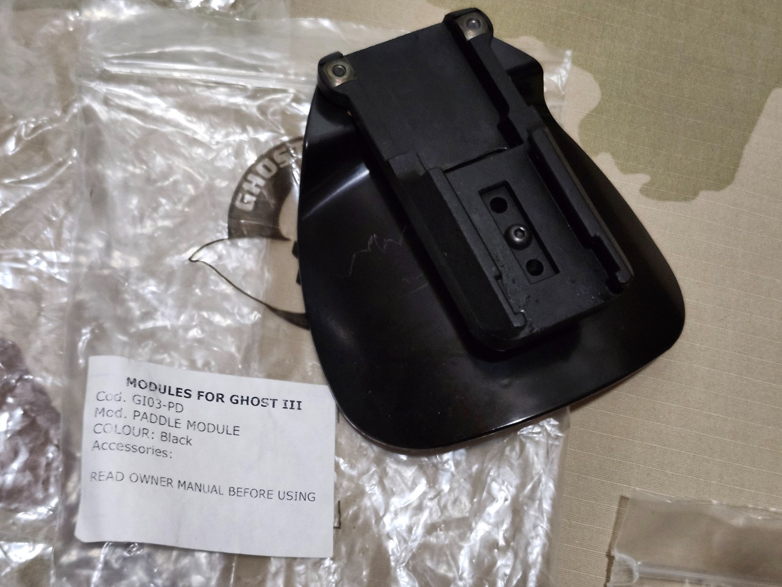 Amadini Ghost III Modular Holster Set for Glock 17/22 5 pieces READ DESCRIPTION!