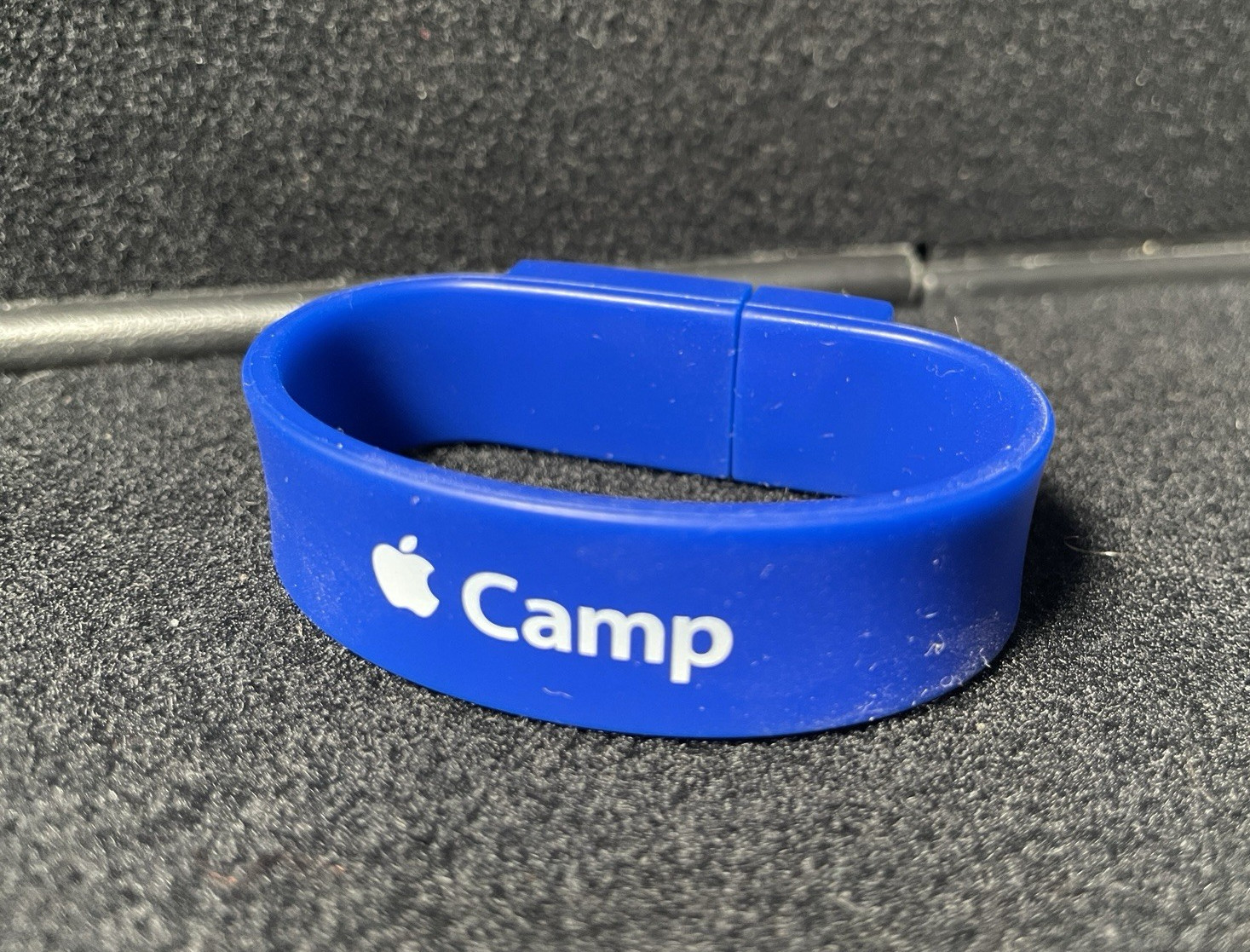  Apple Camp USB Bracelet: Blue (500 MB)