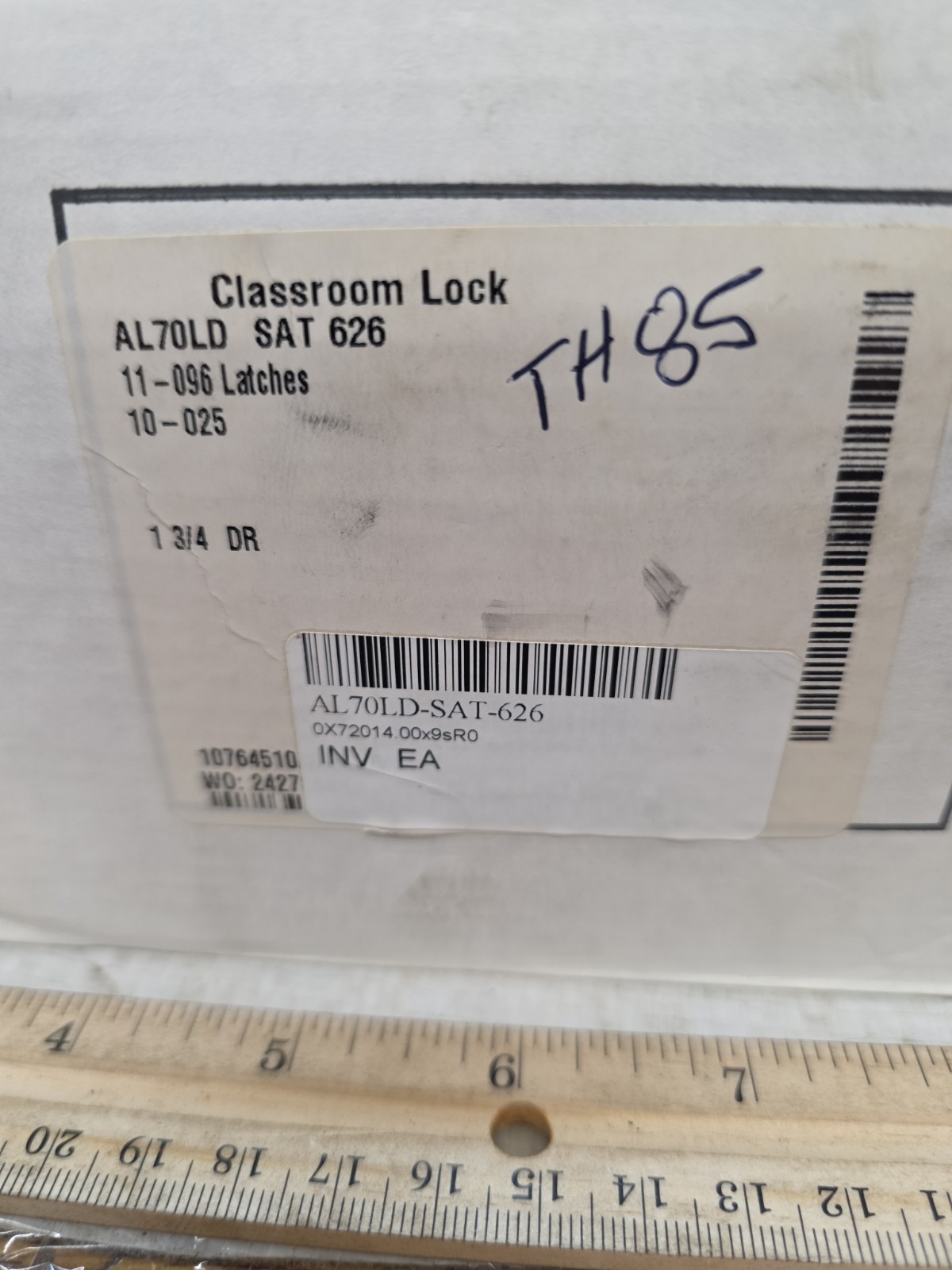 Brand New-Open Box-Schlage Classroom Lever Lock AL70LD SAT626 No Key In Knob Cyl