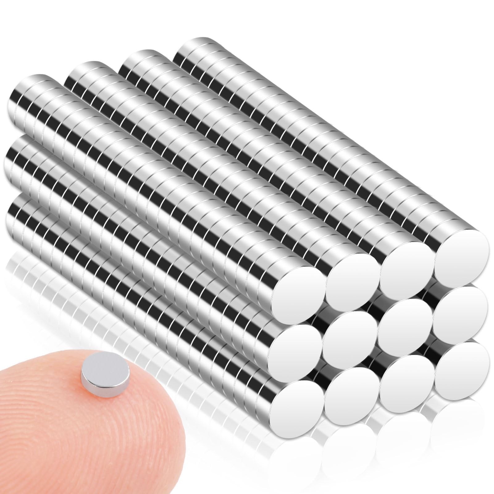 300 Pack Small Round Magnets Fridge Magnets 3x1mm Strong Neodymium