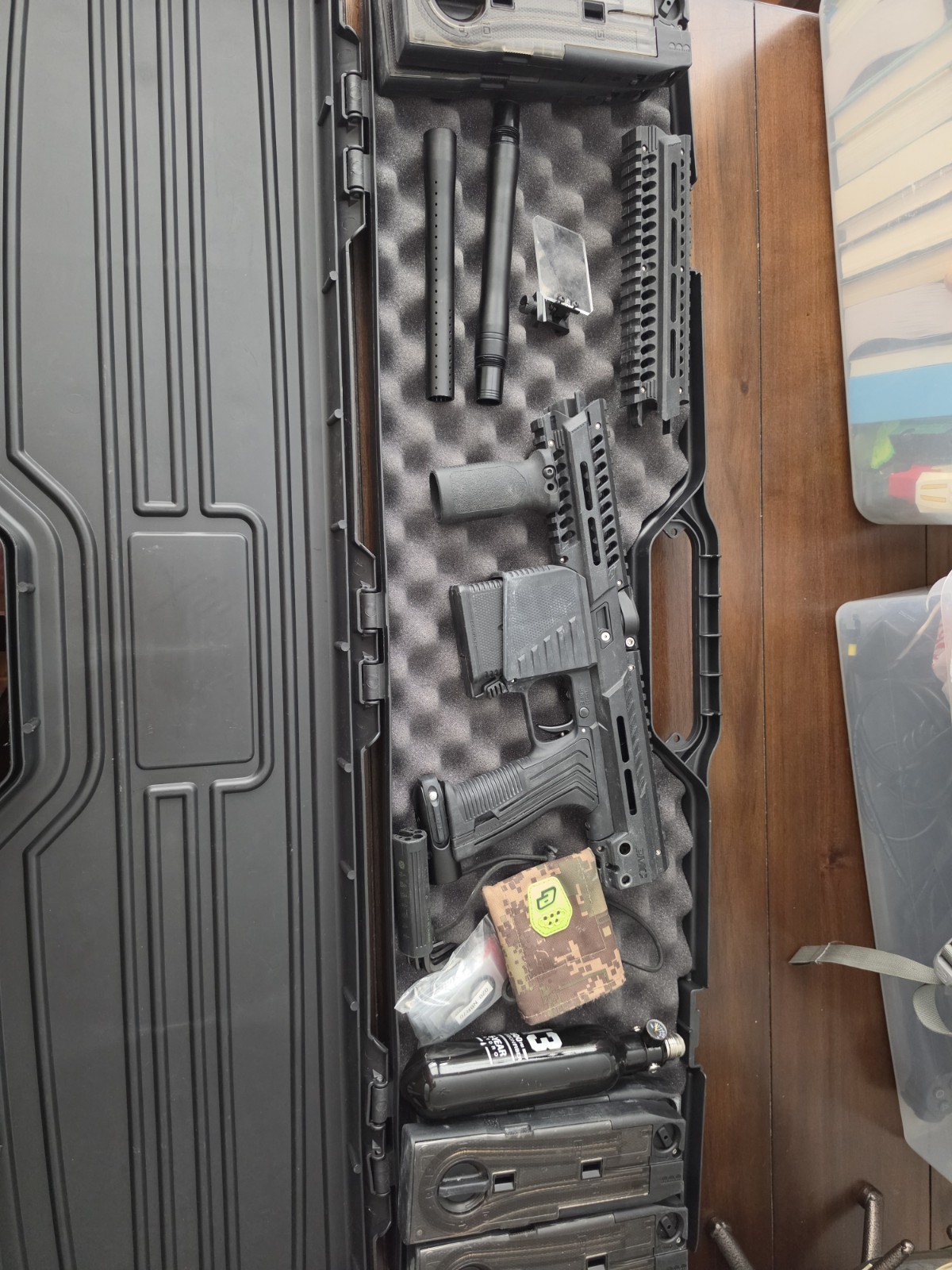 EMF 100 Planet Eclipse Paintball Field Setup + HELLFIRE UPGRADE + HARNESS
