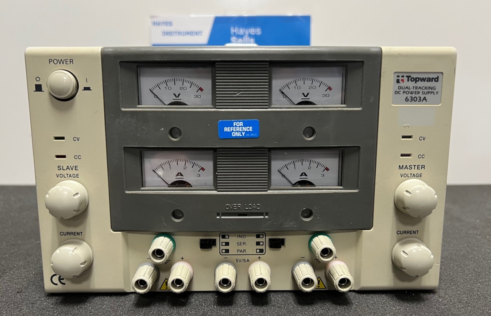 TOPWARD 6303A TRIPLE OUTPUT DUAL TRACKING DC POWER SUPPLY, FULLY TESTED