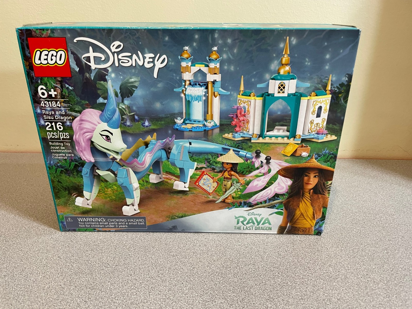 LEGO Disney Raya and Sisu Dragon (43184).  New In Sealed Box