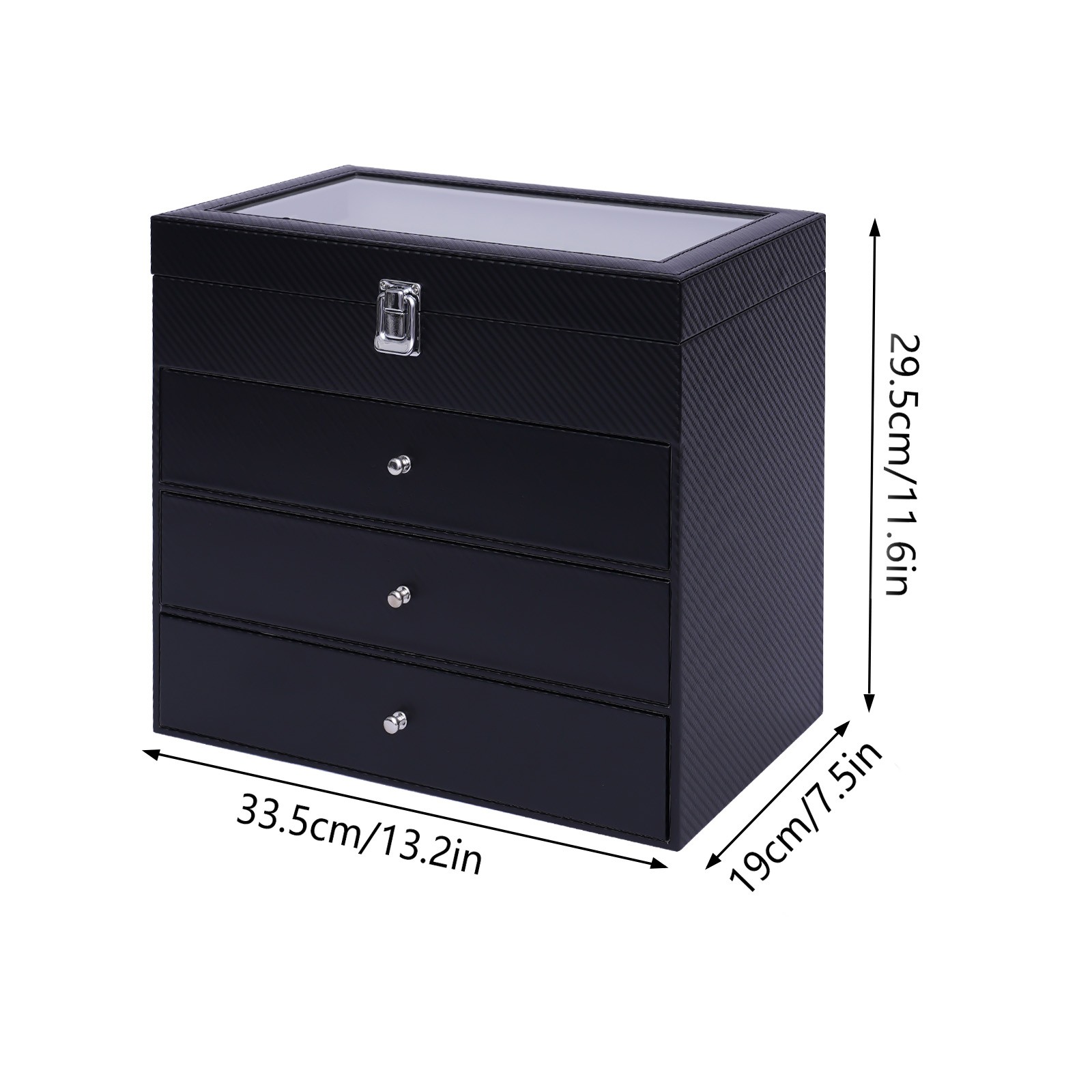 24-Slots Multiple Glasses Organizer Eyeglass Sunglass Storage Box Display Holder