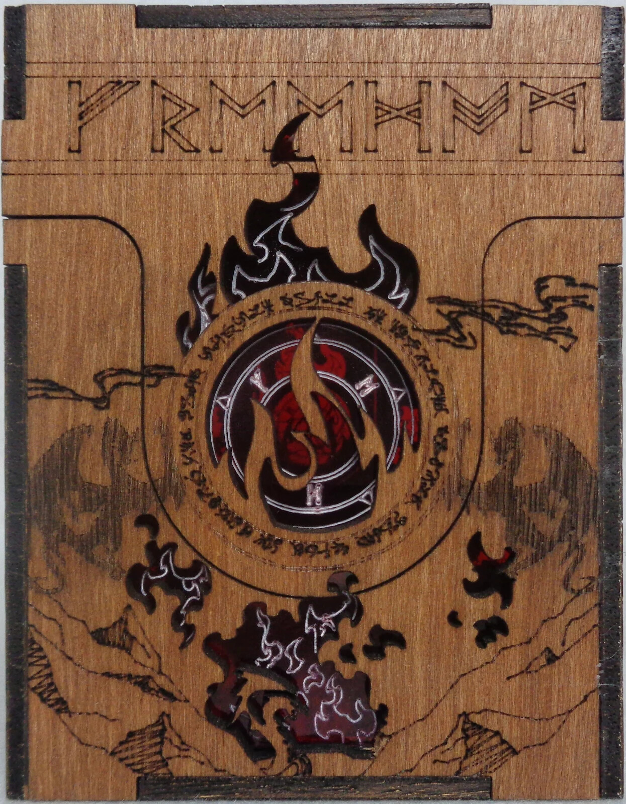 MTG Commander Deck Box XL RED Magic the Gathering
