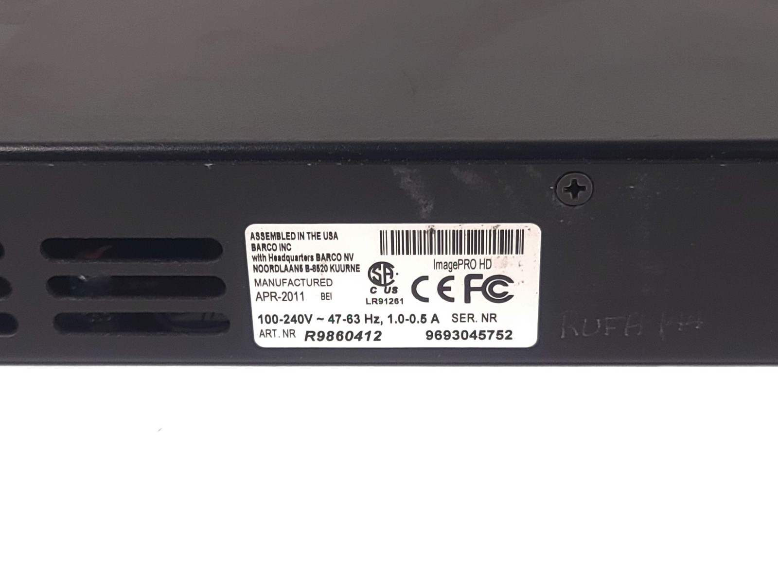 Barco R9860412 ImagePro HD Multi-Format Processor(C2023-8)
