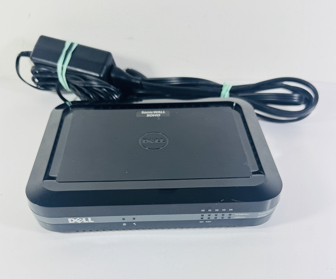 DELL Sonic Wall Soho APL31-0B9,  Network Security Firewall With Cord EL6