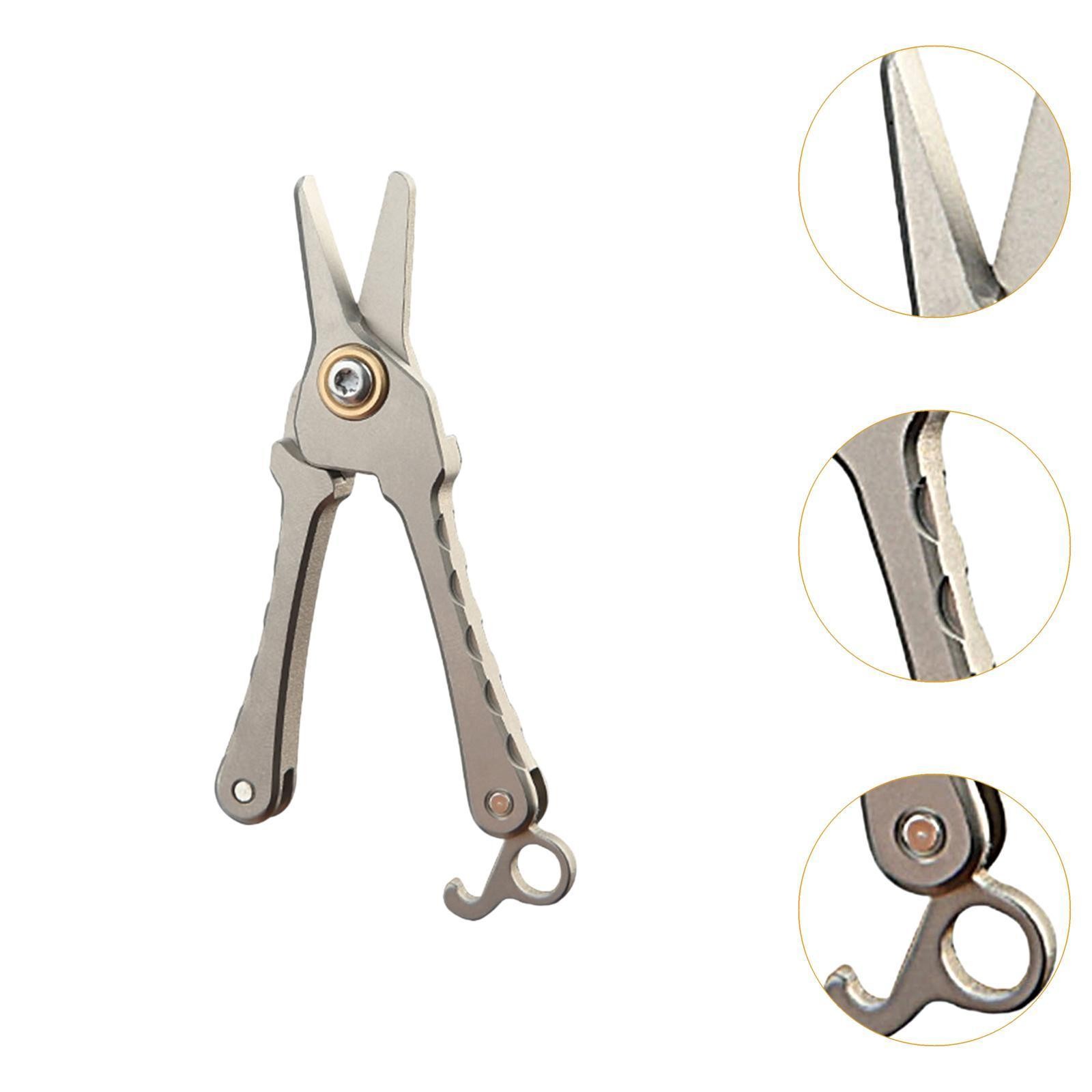 Mini Scissors with Key Chain Versatile Small Cutter Accessories Supplies with
